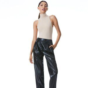 Alice + Olivia Nude Mock Neck Bodysuit (0)